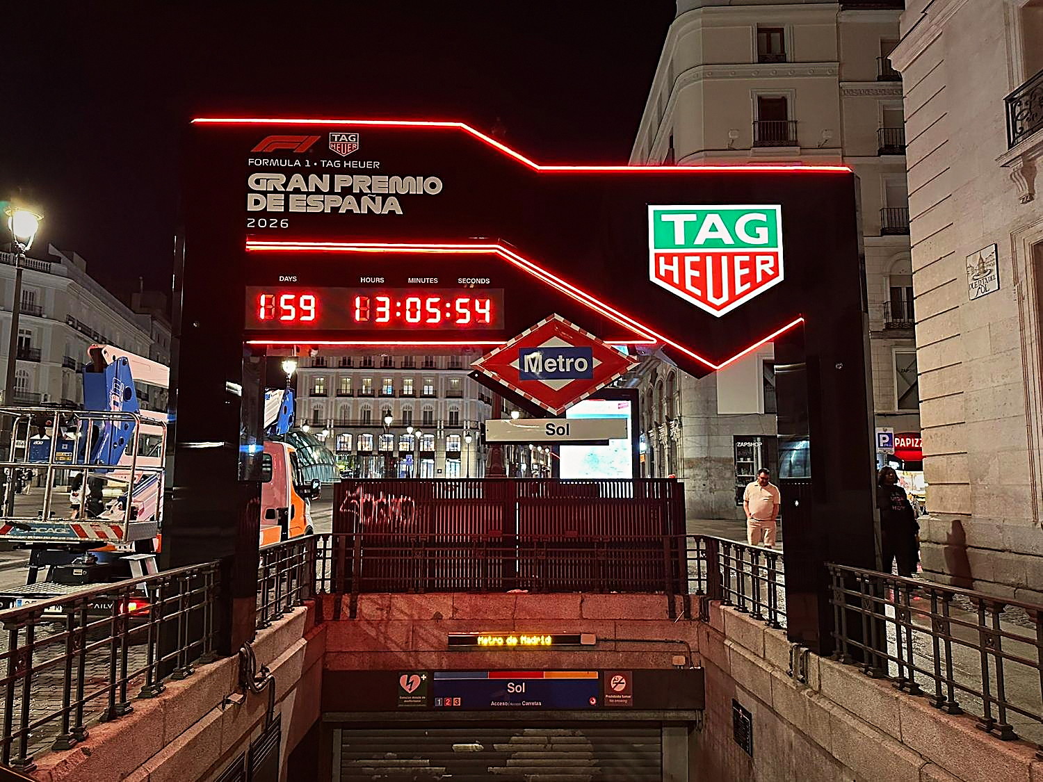 Countdown TAG Heuer — GP España